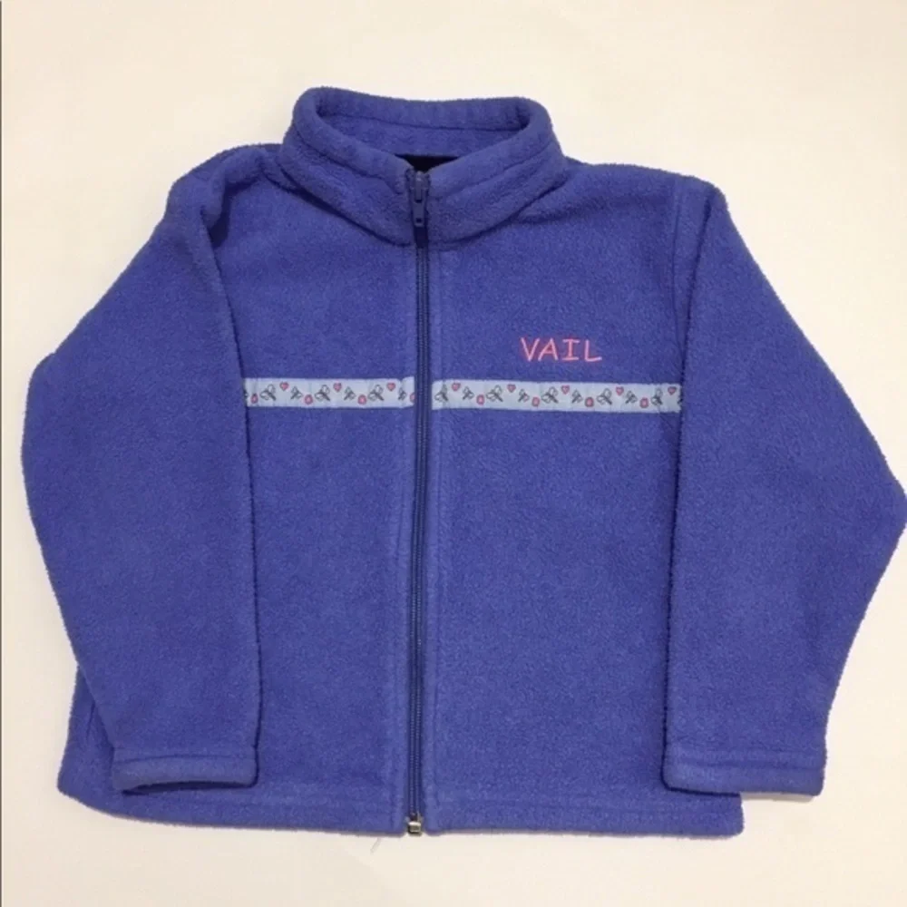 Black diamond girls 4T fleece zip up coat